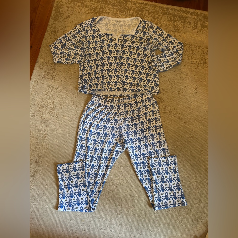 Roller Rabbit Monkey Pajamas